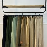 شلوار کتان نیم بگ