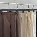 شلوار نیم بگ پارچه ای