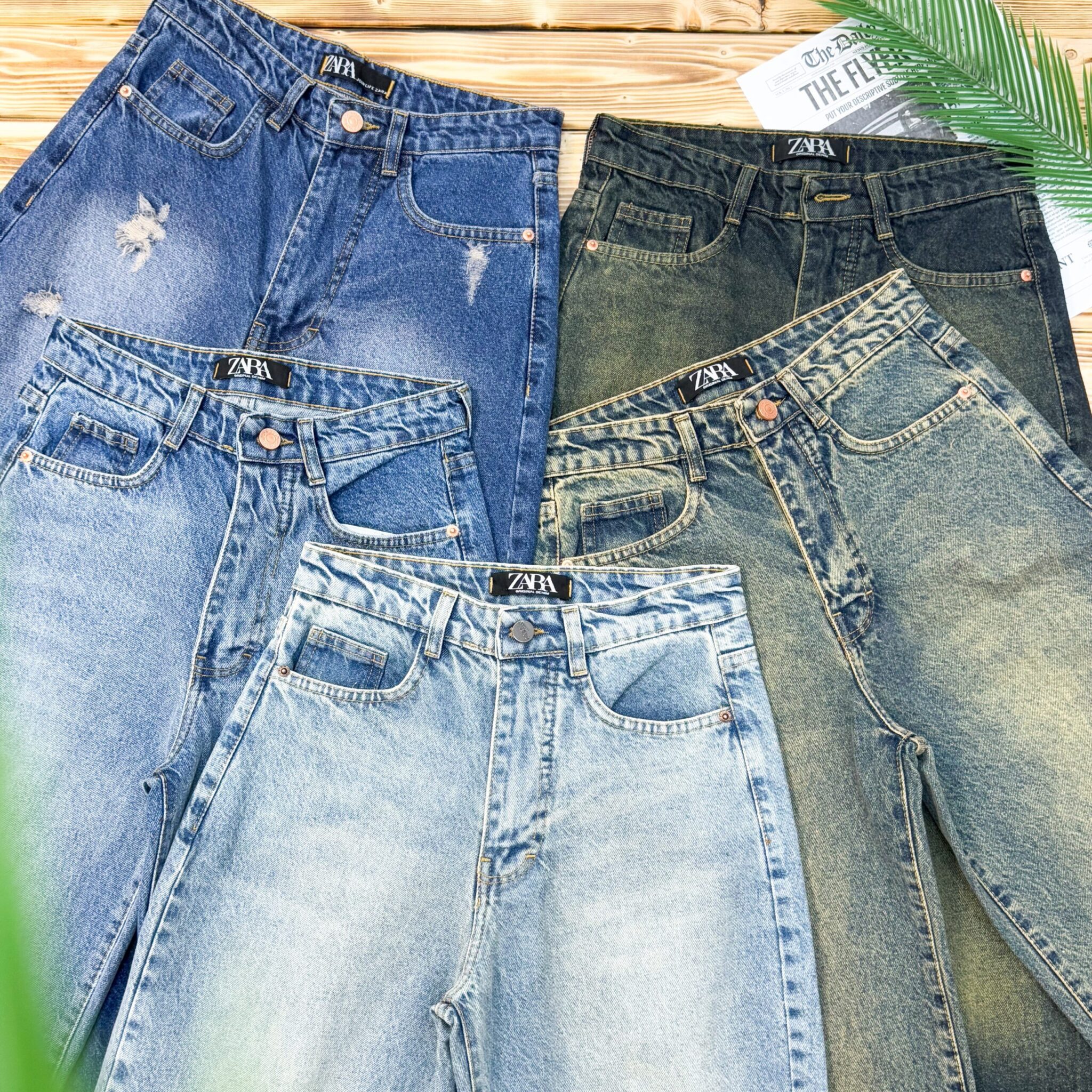 واید زارا 1 شلوار واید جین - تصویر 1