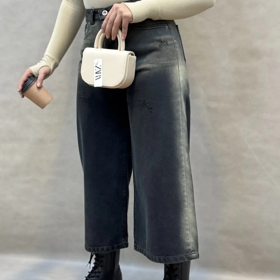 واید برشکا شلوار واید جین - تصویر 1