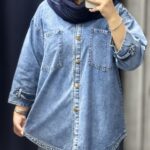 شومیز جین کاغذی - تصویر 2